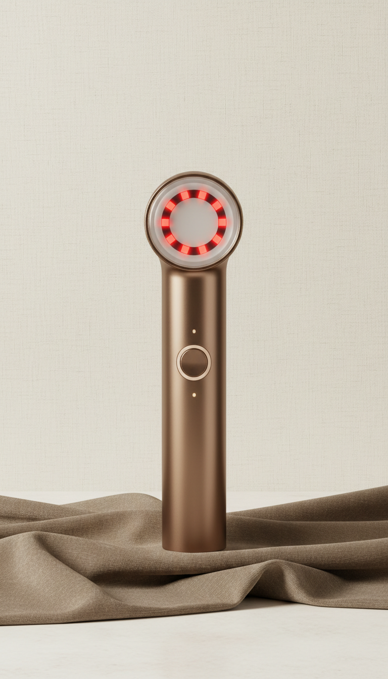 Handheld recovery LED wand in brushed steel