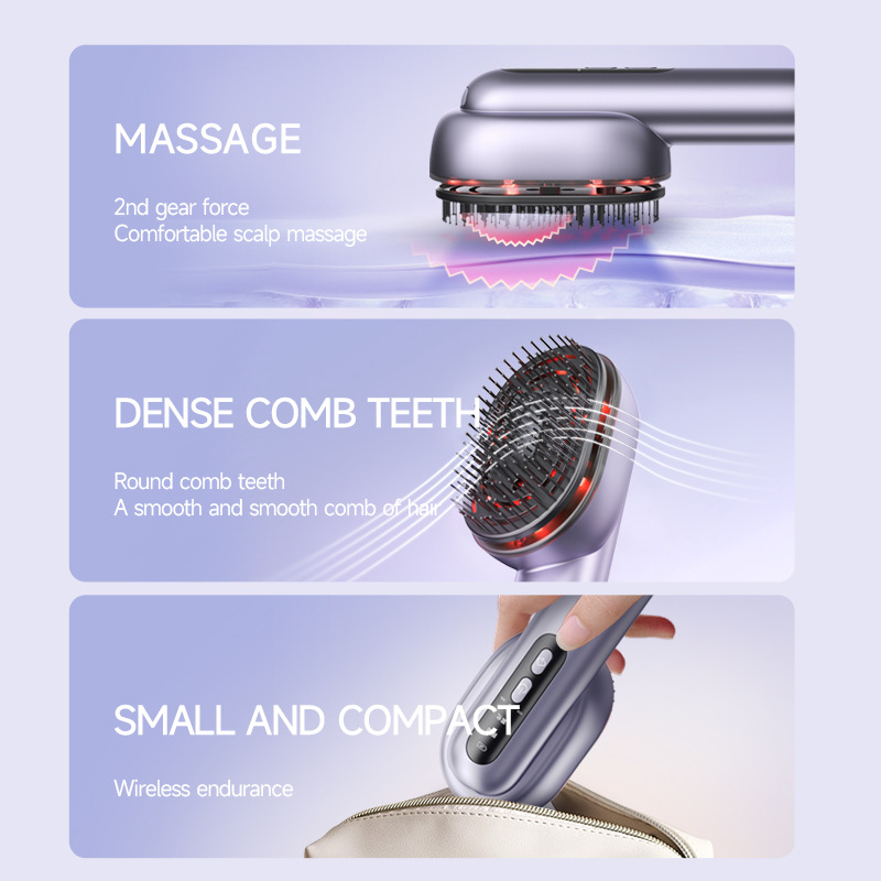 Red Light Therapy Electric Massage Comb
