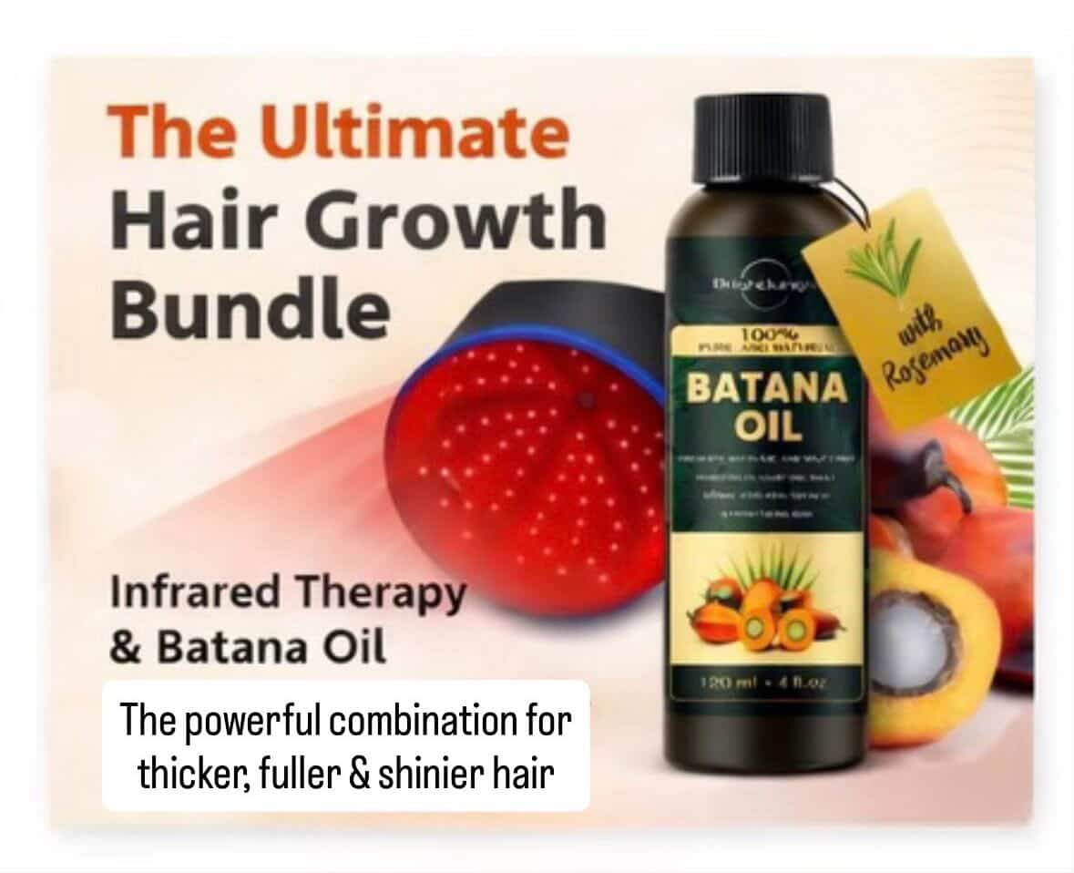 Red Light Hair Growth Cap & Premium Batana Oil