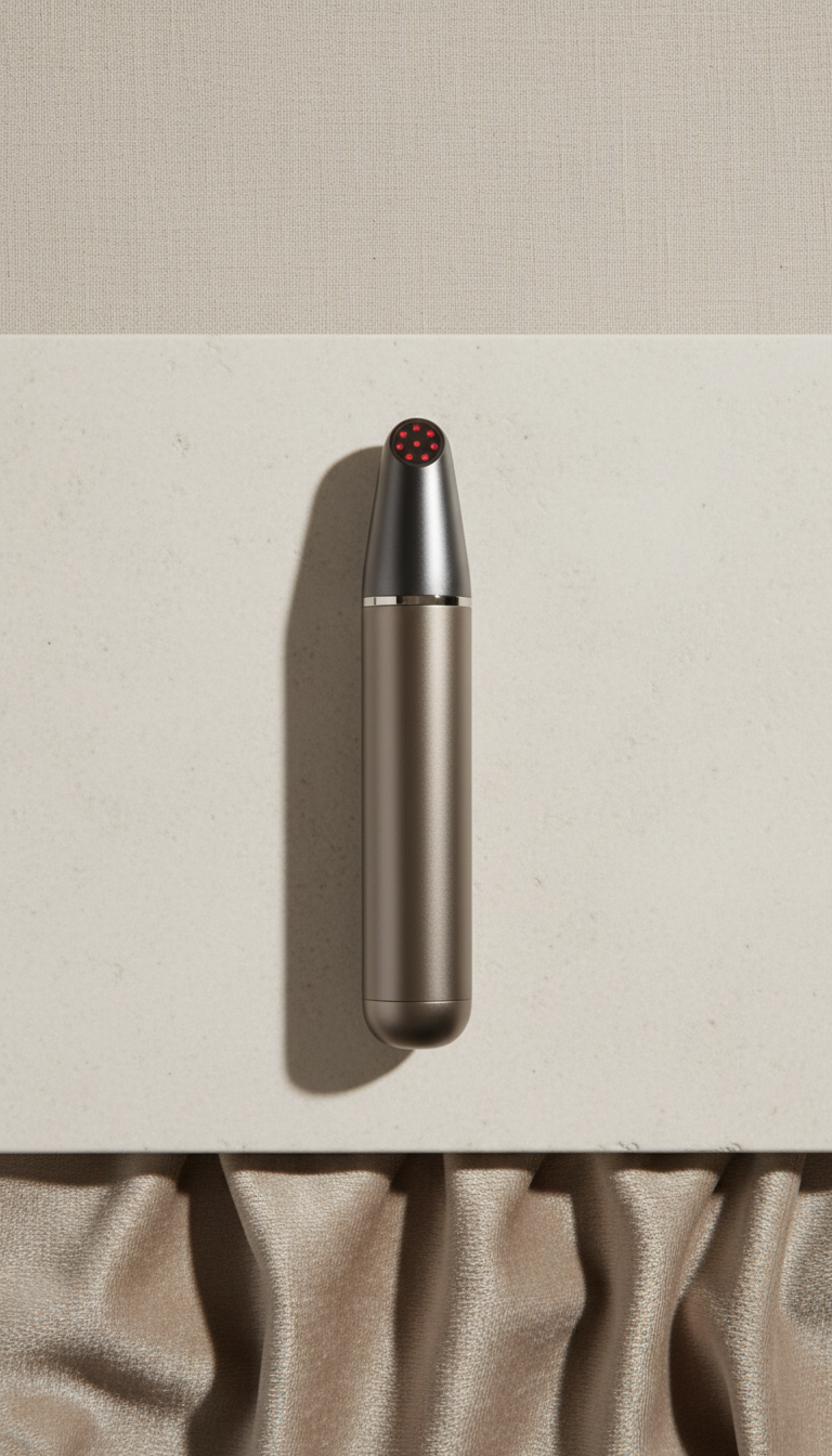 Precision eye treatment LED pen for targeted care