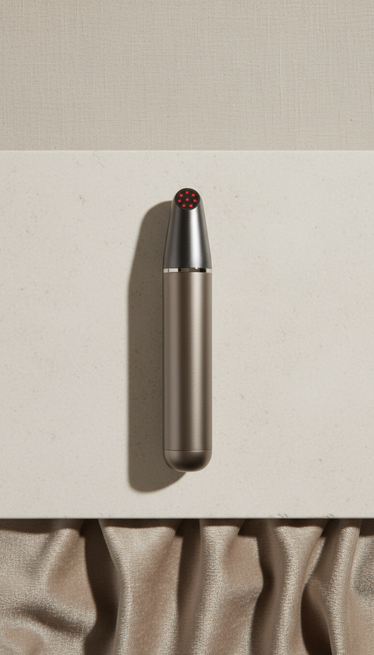 Precision eye treatment LED pen for targeted care